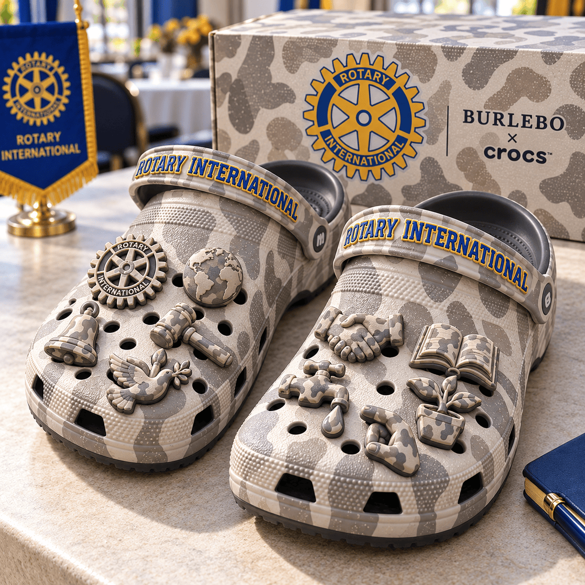 ROTI Premium Deer Camo Charm Clog PTKL