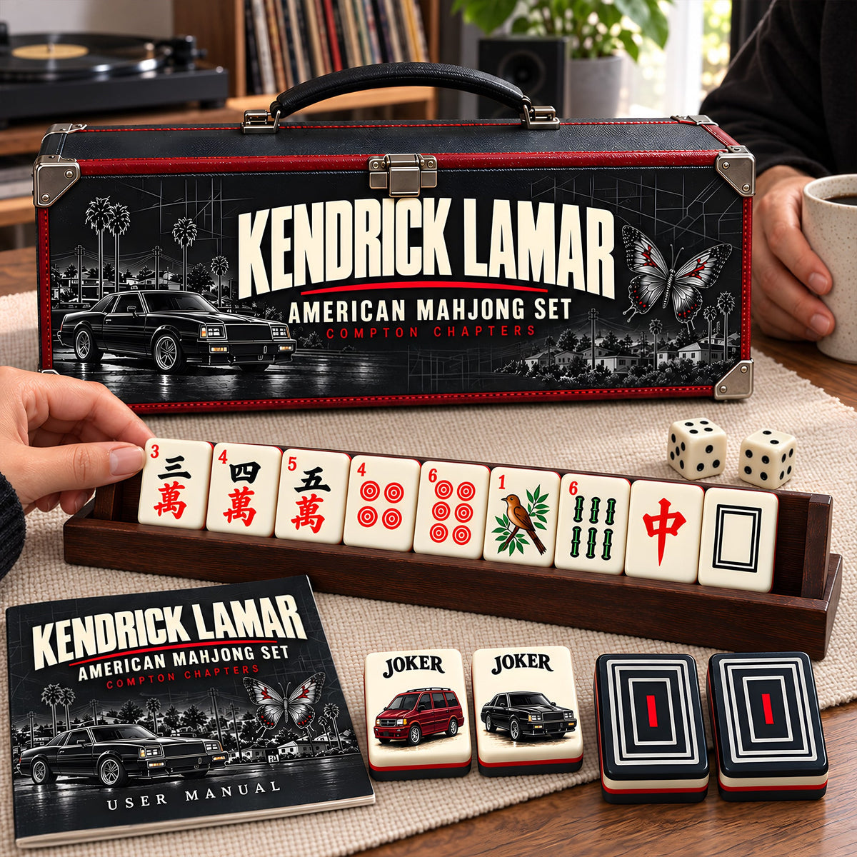 Premium KDL Mahjong Tiles Set PVNA
