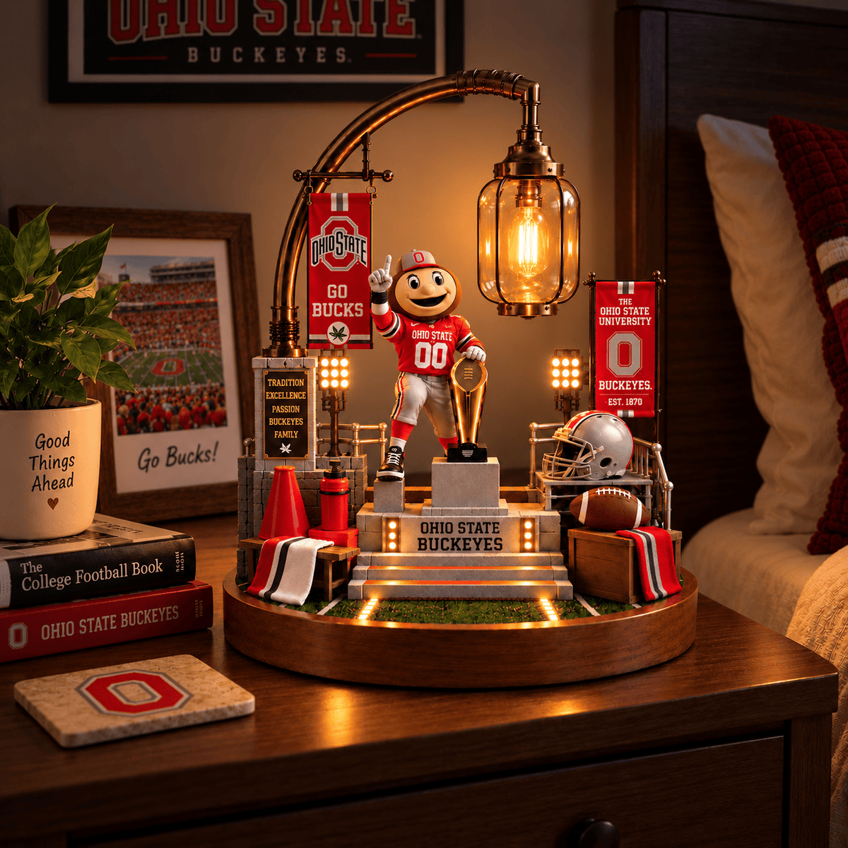 OSB Themed Bedside Lamp DNBN
