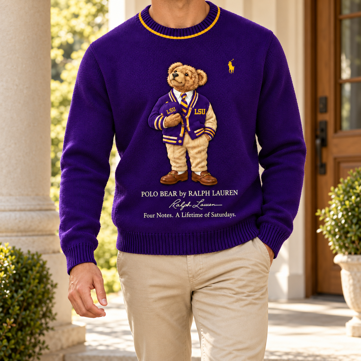 LSUT Premium Crewneck Swerater NHVH