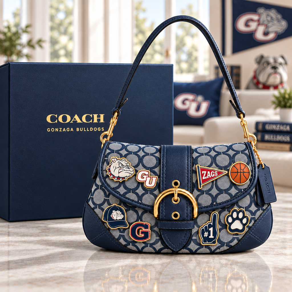 Gonzaga Bulldogs Soho Bag With Charm