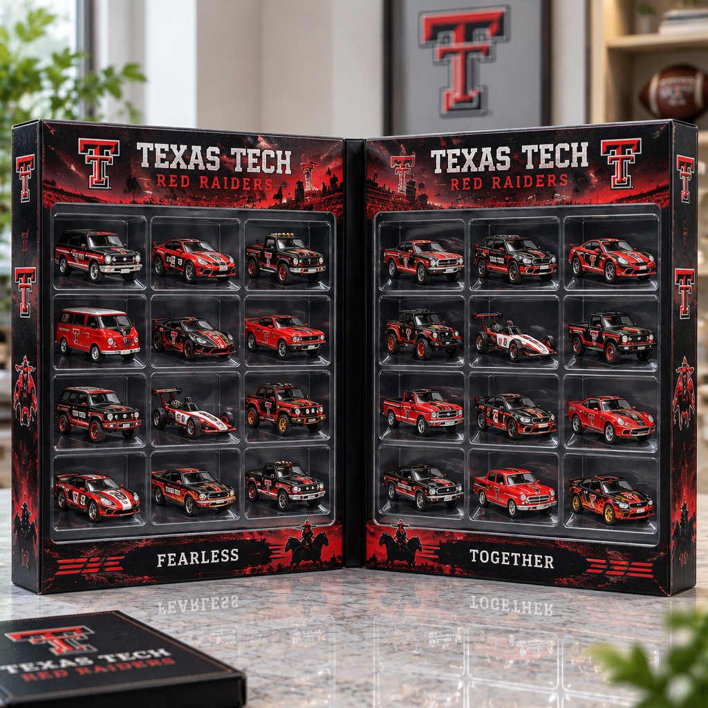 Texas Tech Red Raiders Premium Mini Car Advent Calendar