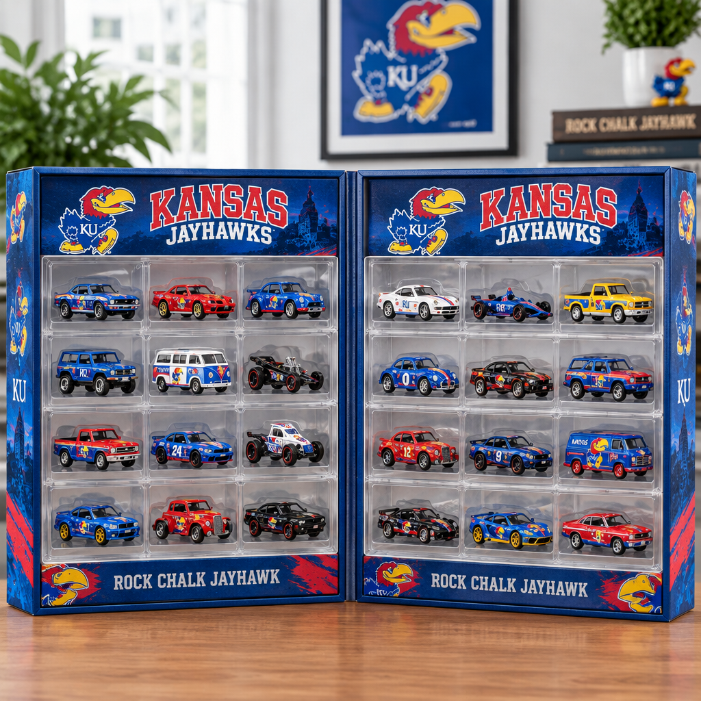 Kansas Jayhawks Premium Mini Car Advent Calendar