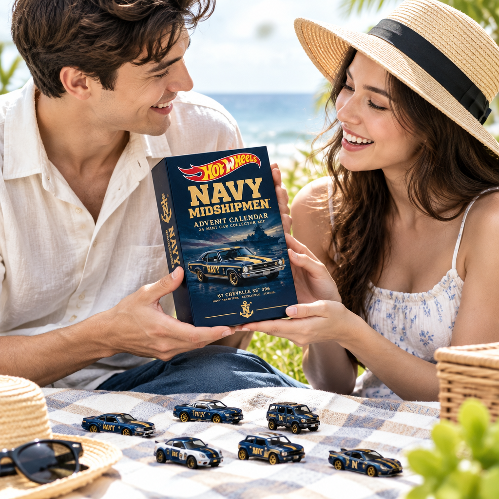 Navy Midshipmen Premium Mini Car Advent Calendar