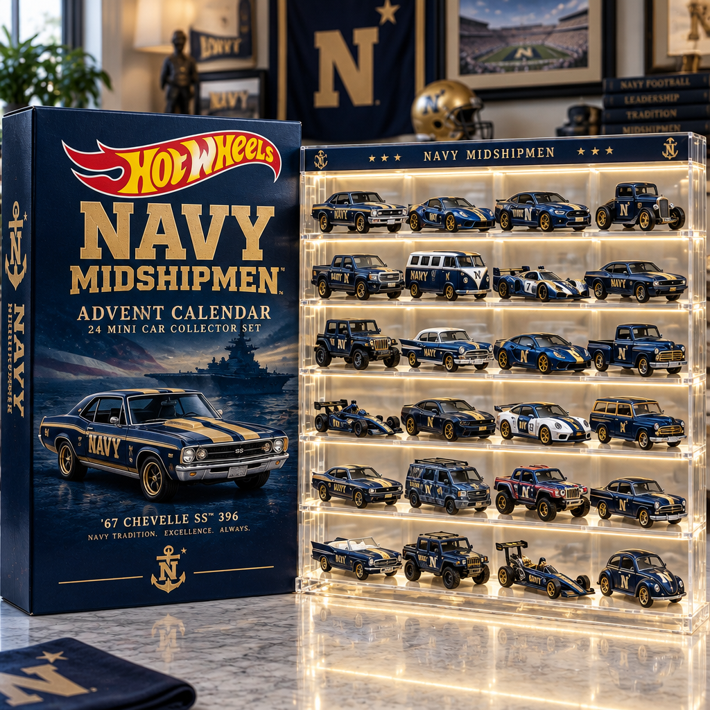 Navy Midshipmen Premium Mini Car Advent Calendar