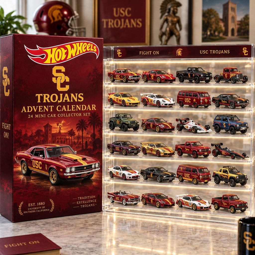 USC Trojans Premium Mini Car Advent Calendar