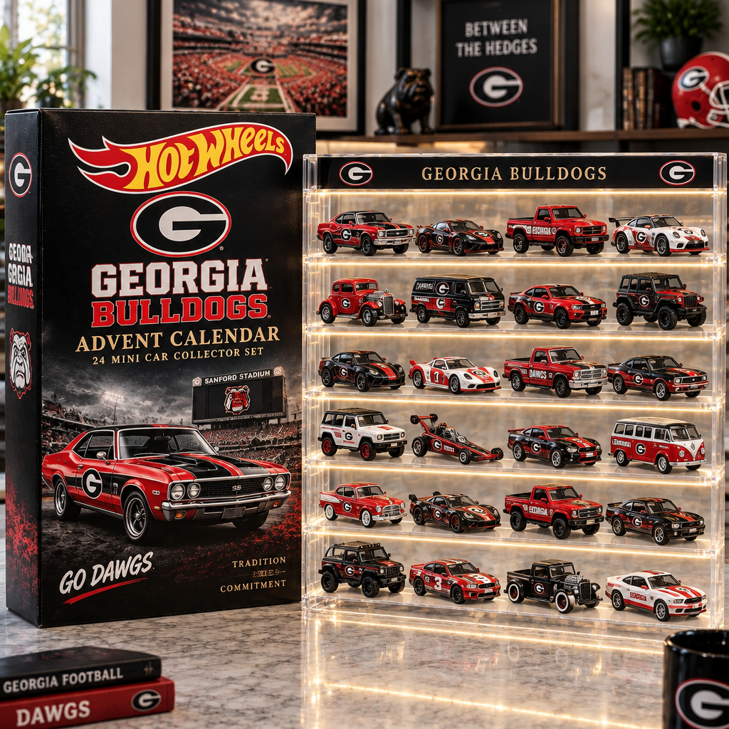 Georgia Bulldogs Premium Mini Car Advent Calendar