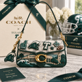 Tulane Green Wave Coach Shoulder Cross With Charm