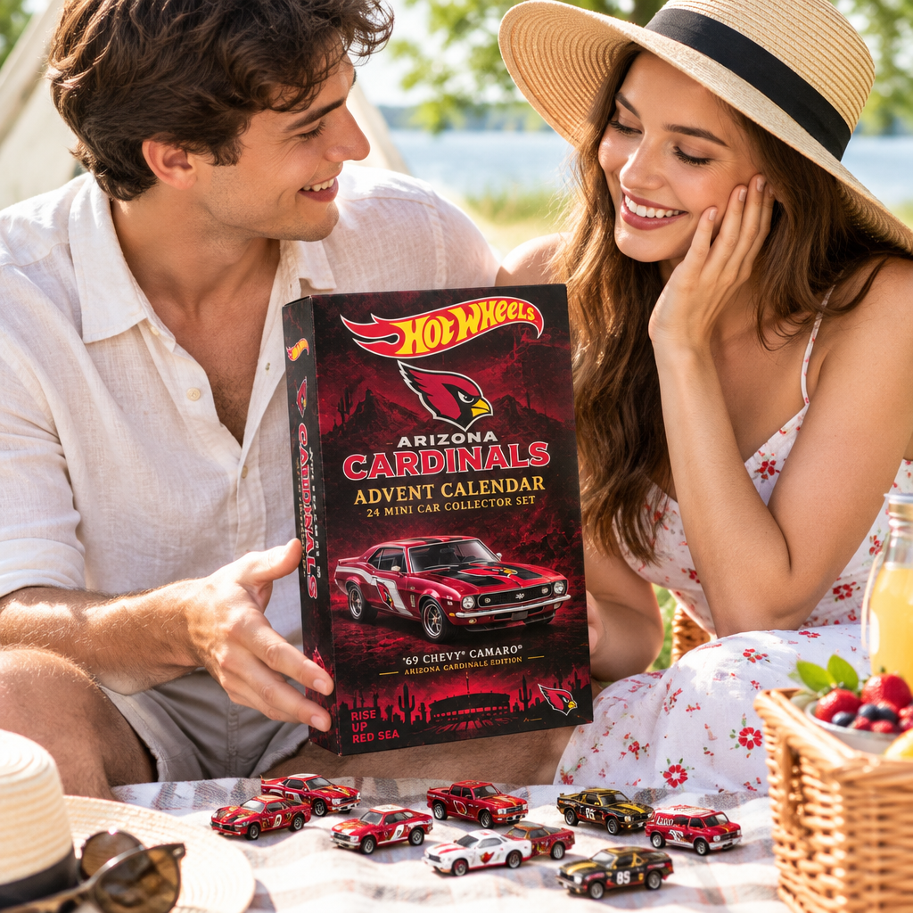 Arizona Cardinals Premium Mini Car Advent Calendar