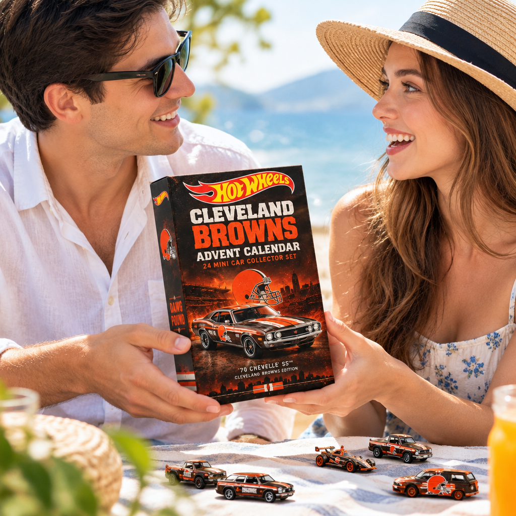Cleveland Browns Premium Mini Car Advent Calendar