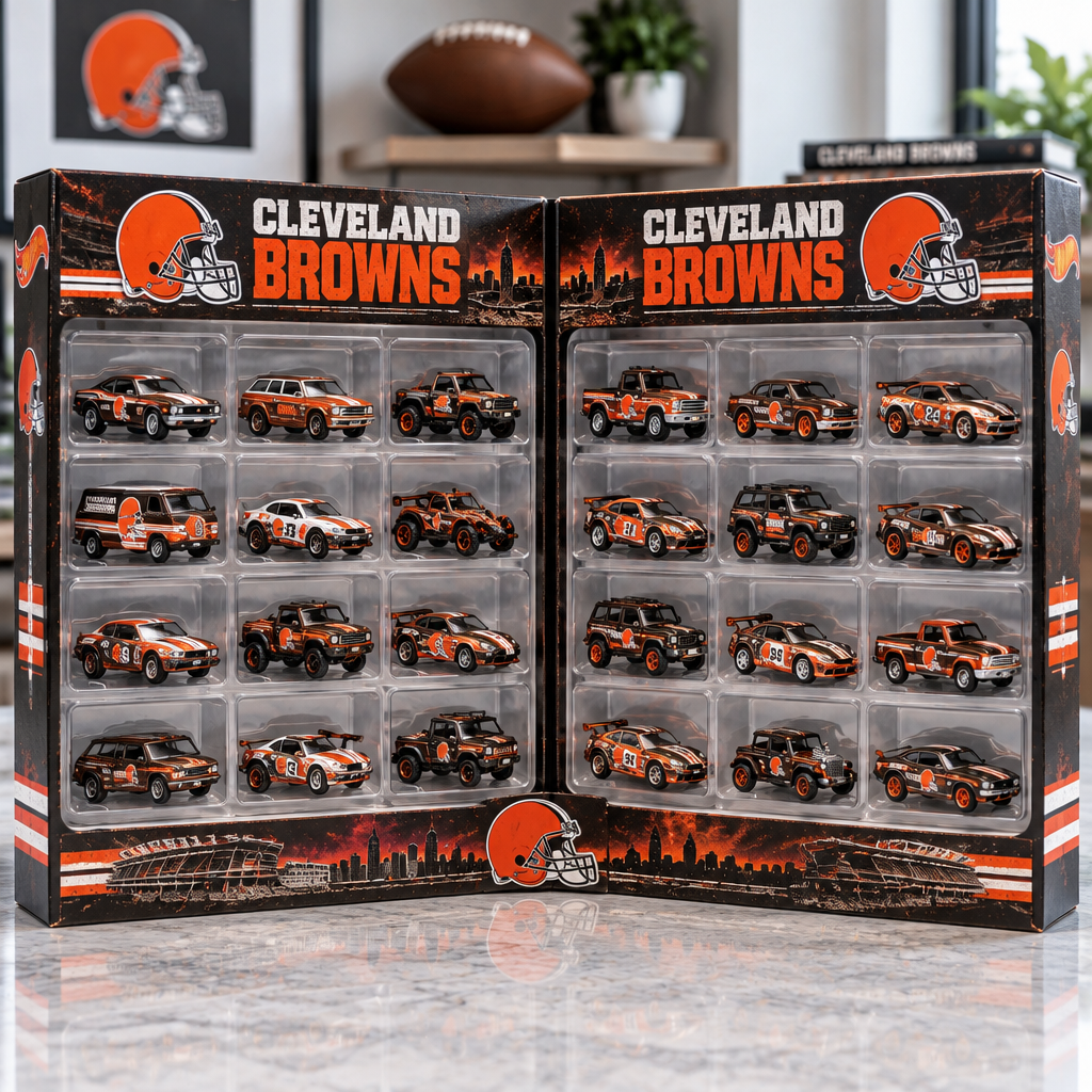 Cleveland Browns Premium Mini Car Advent Calendar