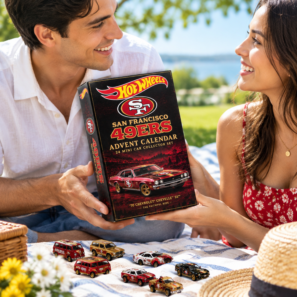 San Francisco 49ers Premium Mini Car Advent Calendar