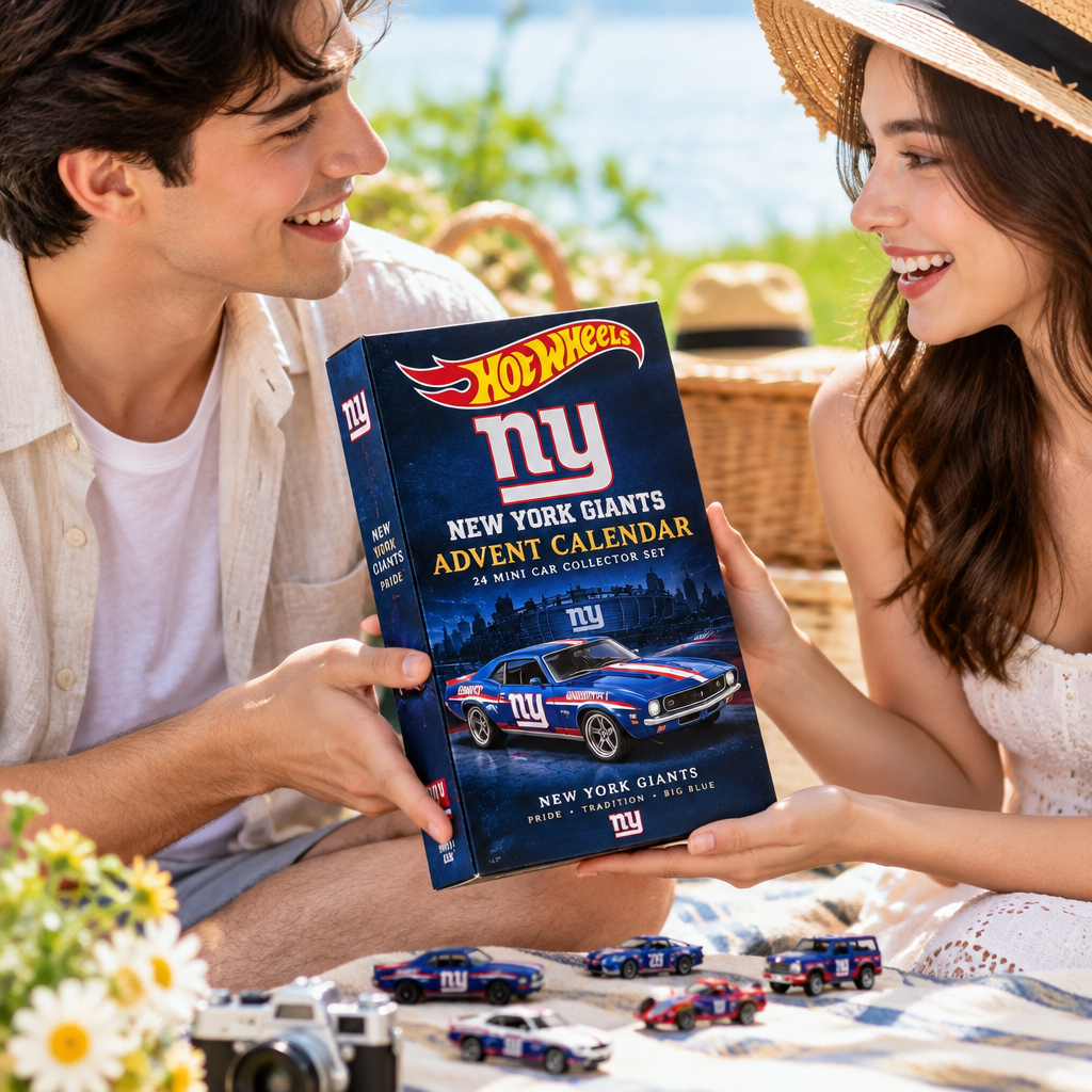 New York Giants Premium Mini Car Advent Calendar