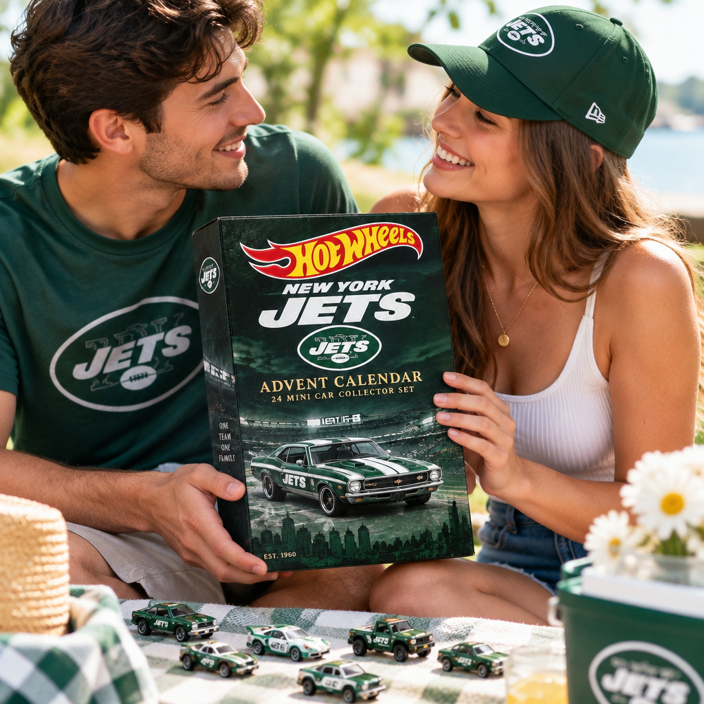 New York Jets Premium Mini Car Advent Calendar