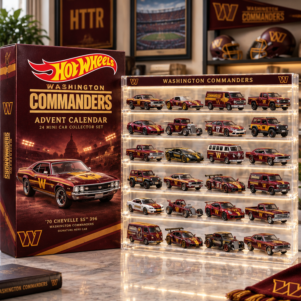 Washington Commanders Premium Mini Car Advent Calendar