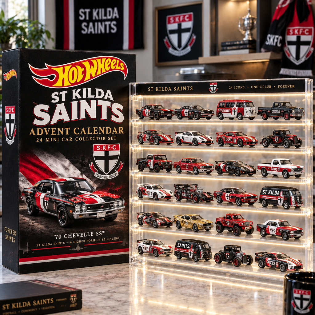St Kilda Saints Premium Mini Car Advent Calendar