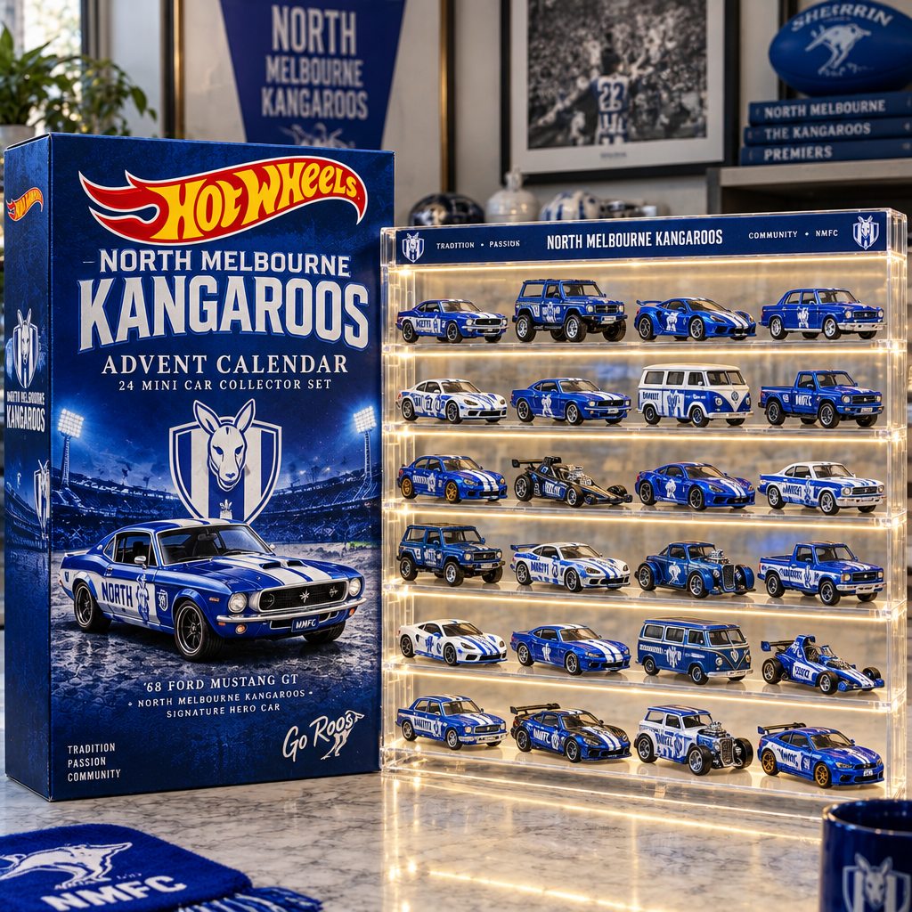 North Melbourne Kangaroos Premium Mini Car Advent Calendar