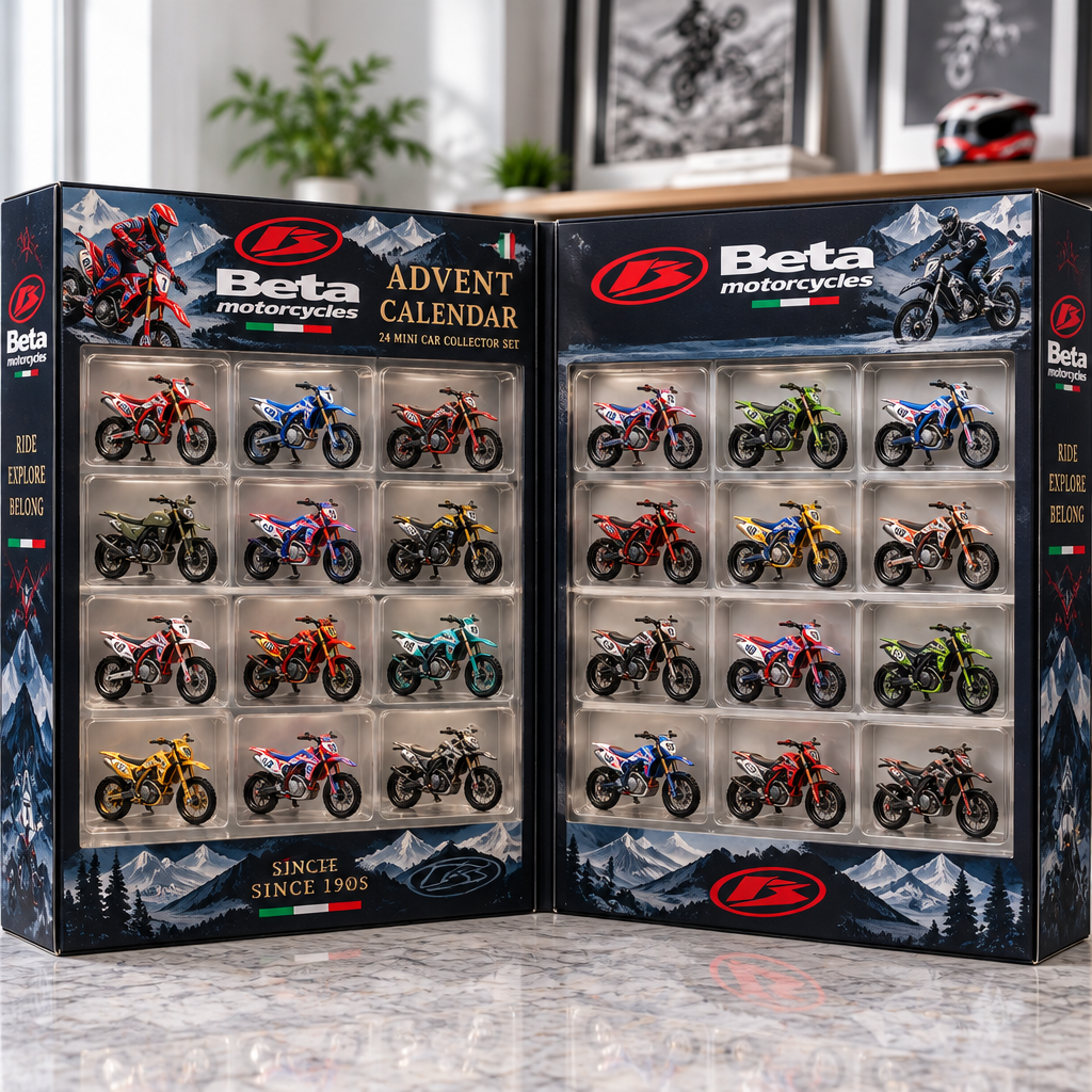Beta Motorcycles Premium Mini Car Advent Calendar
