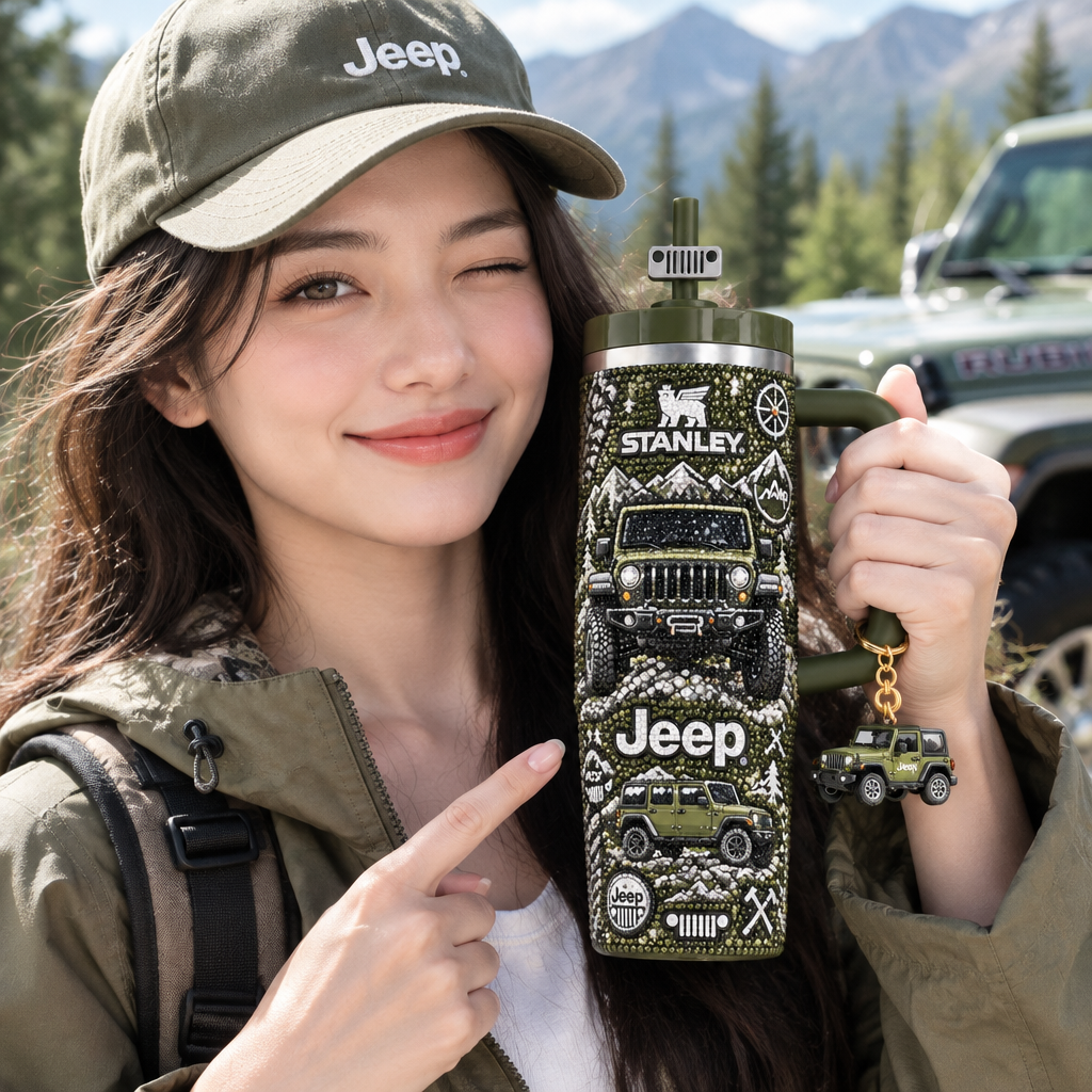 Jeep 40oz Tumbler With Handle TTNL