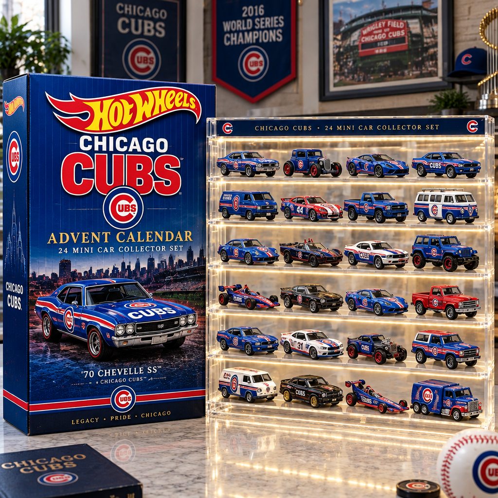 Chicago Cubs Premium Mini Car Advent Calendar