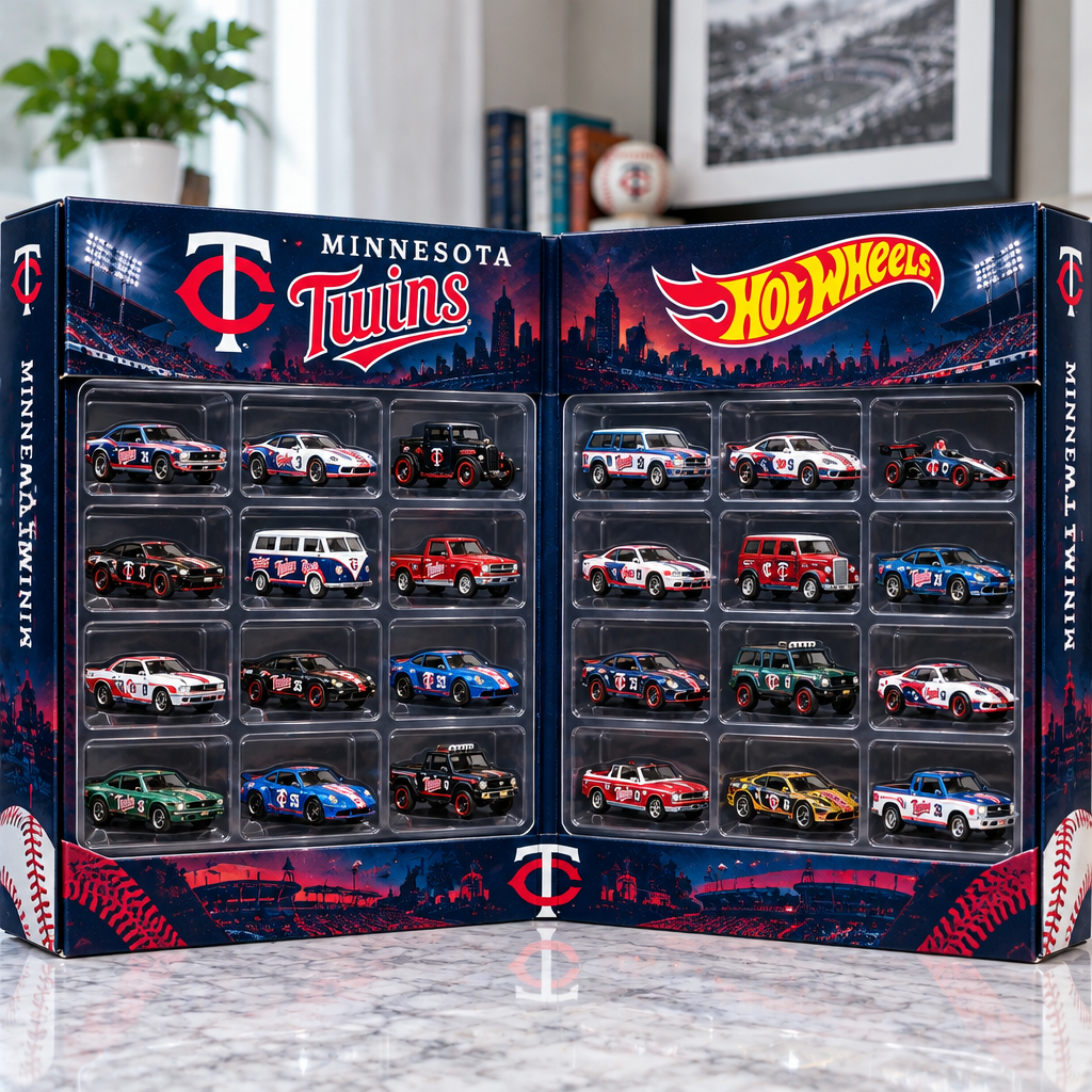 Minnesota Twins Premium Mini Car Advent Calendar