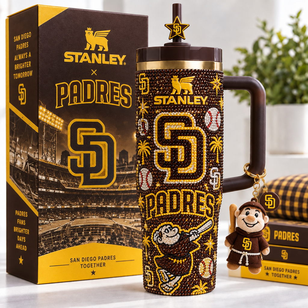 San Diego Padres 40oz Tumbler With Handle TTNL