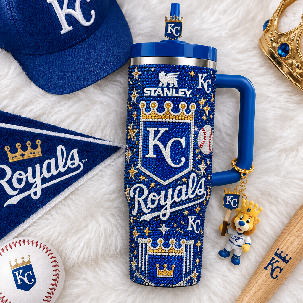 Kansas City Royals 40oz Tumbler With Handle TTNL