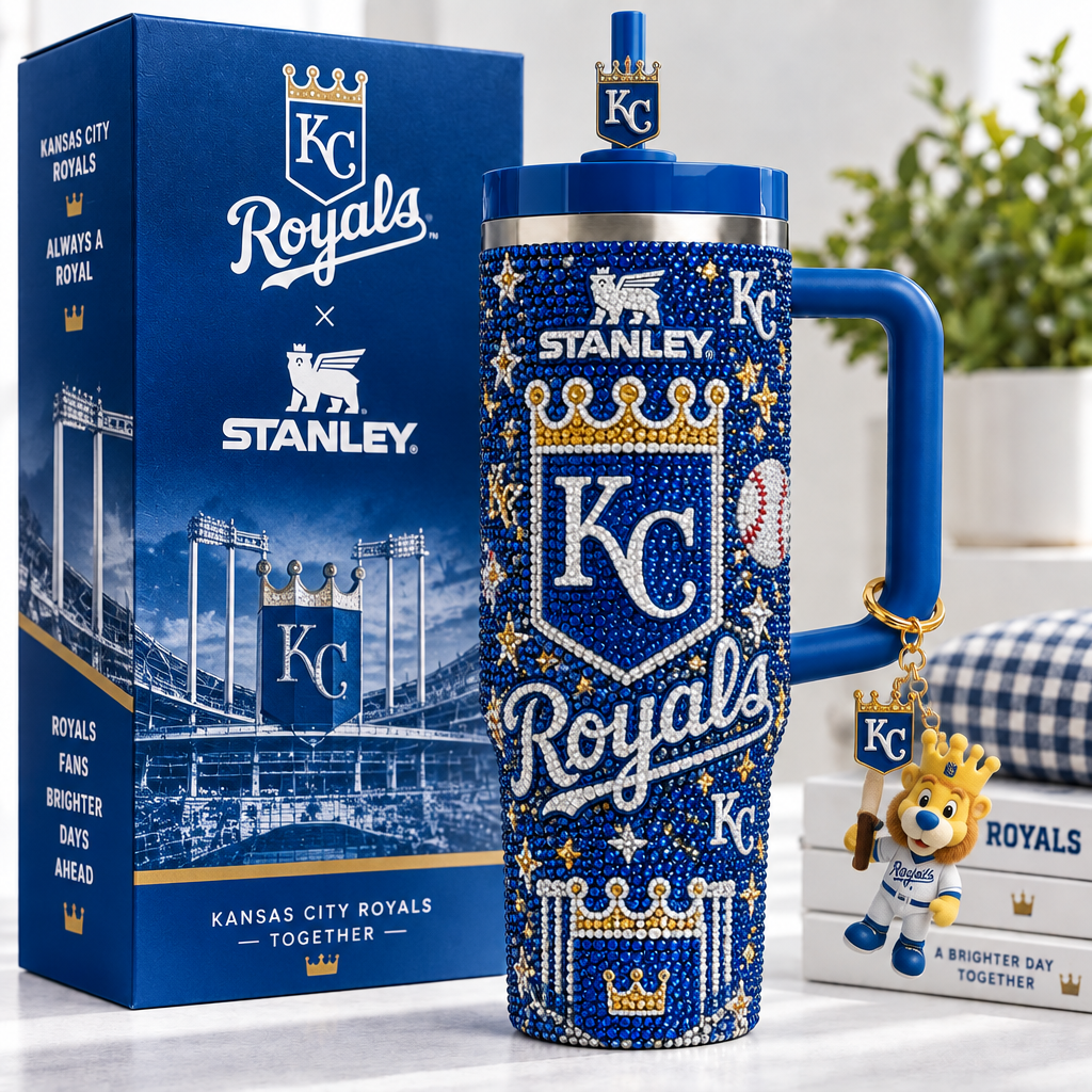 Kansas City Royals 40oz Tumbler With Handle TTNL