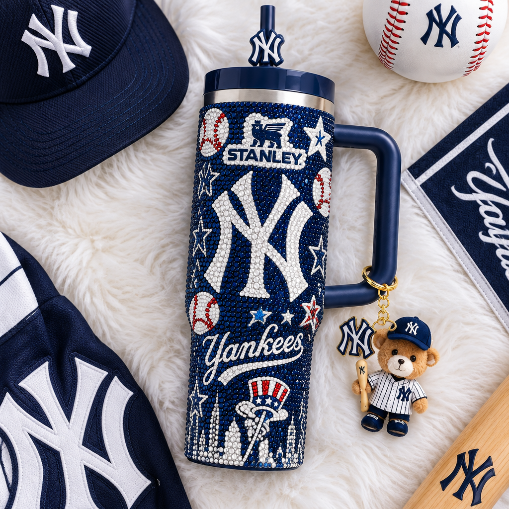 New York Yankees 40oz Tumbler With Handle TTNL