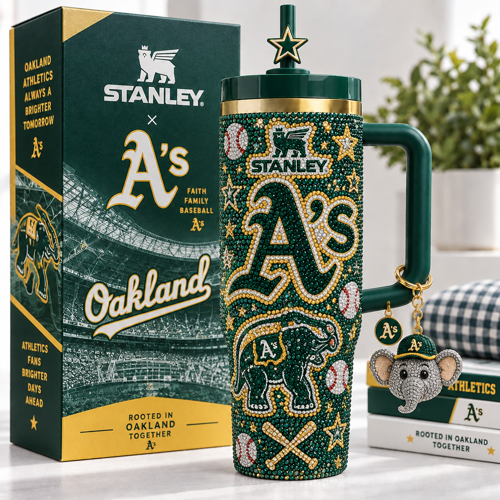 Athletics 40oz Tumbler With Handle TTNL