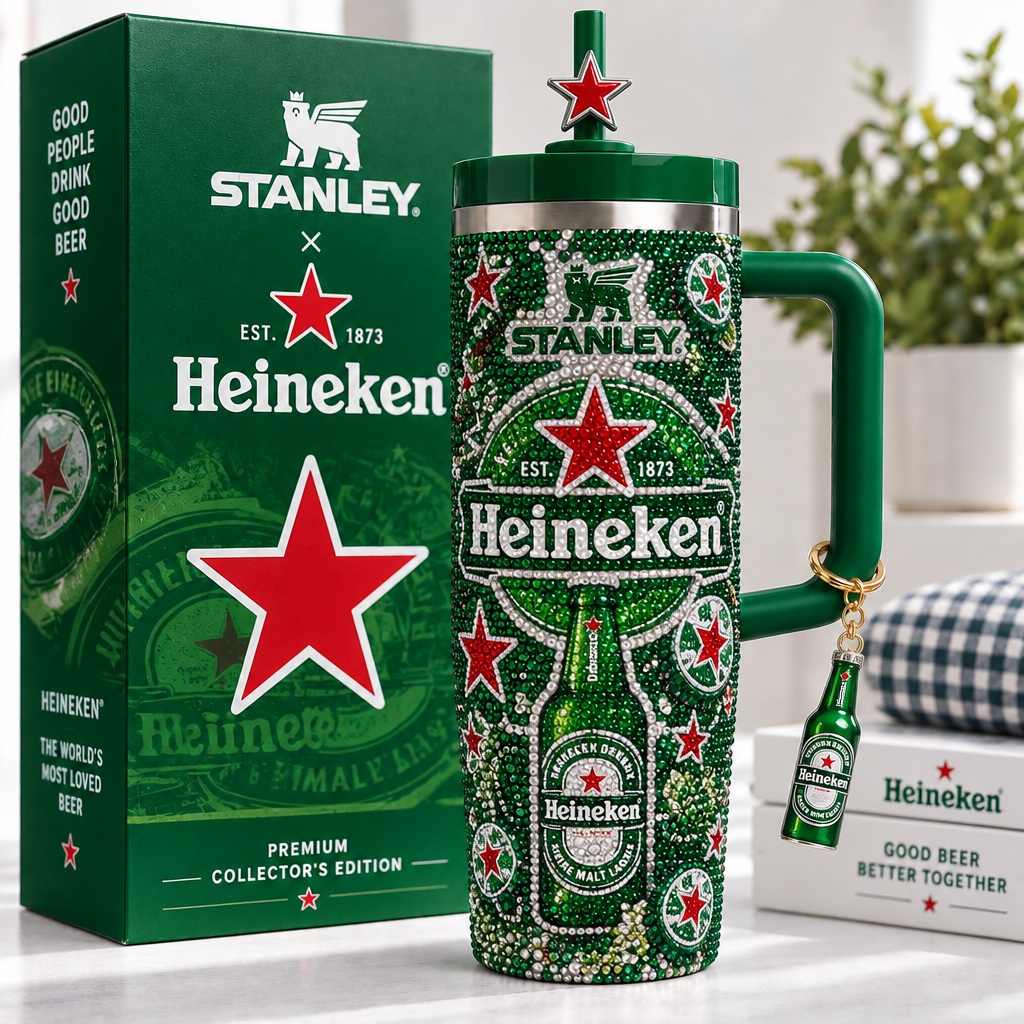 Heineken 40oz Tumbler With Handle TTNL