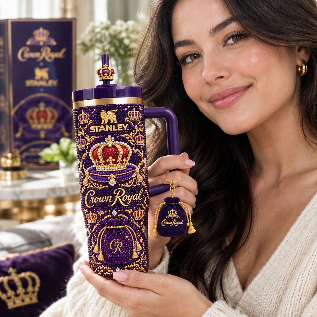 Crown Royal 40oz Tumbler With Handle TTNL