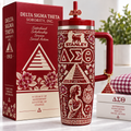 Delta Sigma Theta 40oz Tumbler With Handle TTNL