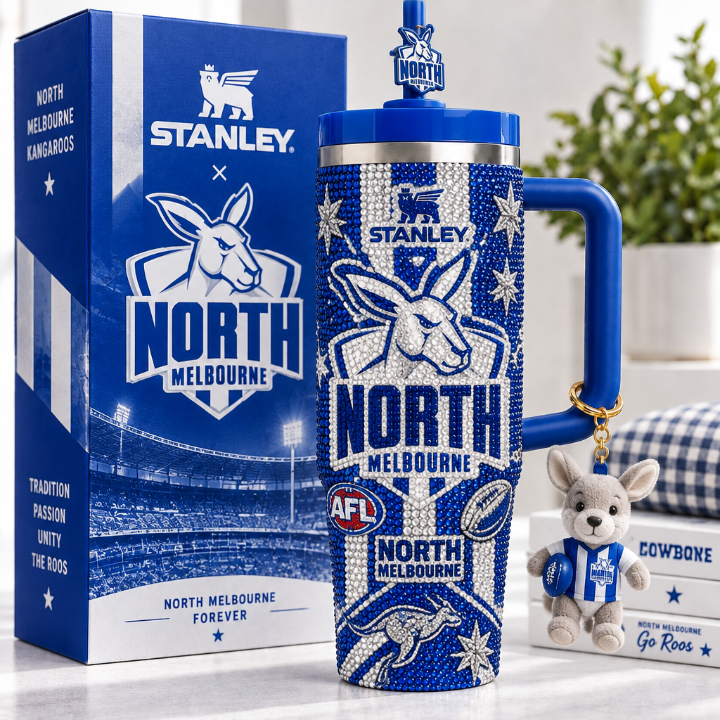 North Melbourne Kangaroos 40oz Tumbler With Handle TTNL