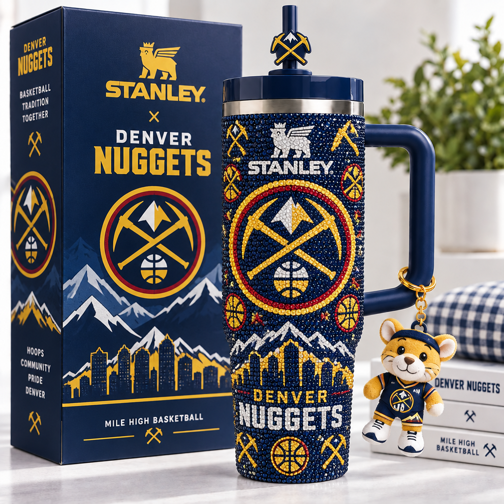 Denver Nuggets 40oz Tumbler With Handle TTNL